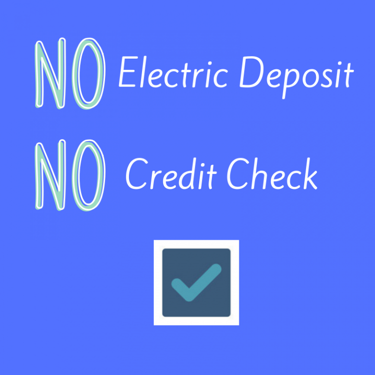 no credit check electric companies